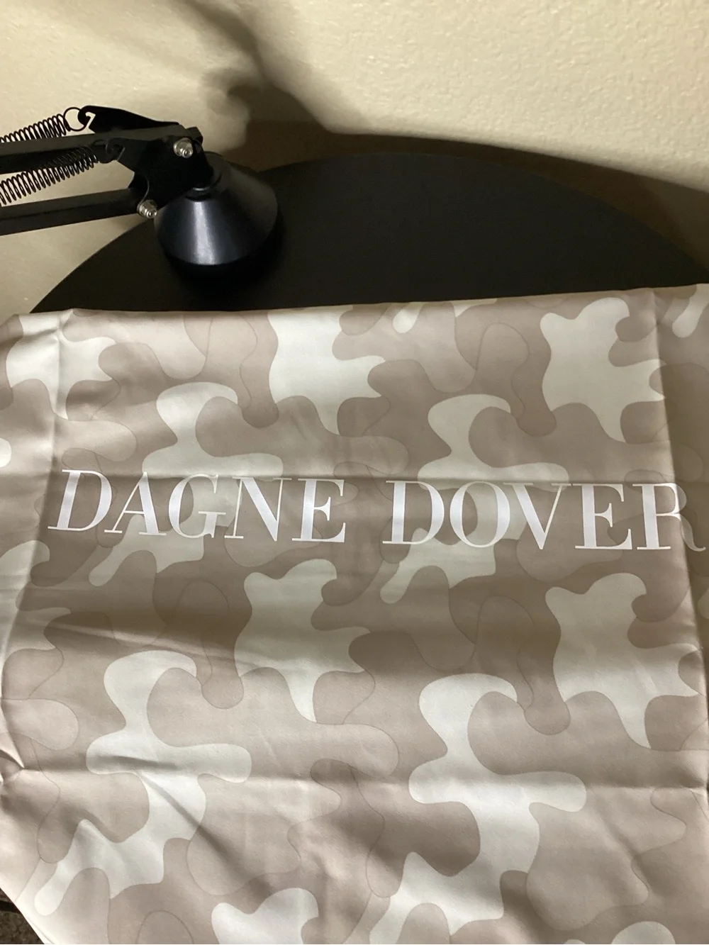 Dagne Dover Peach Structured Tote Laptop Bag